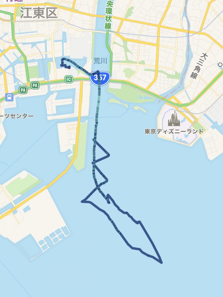 航跡マップ